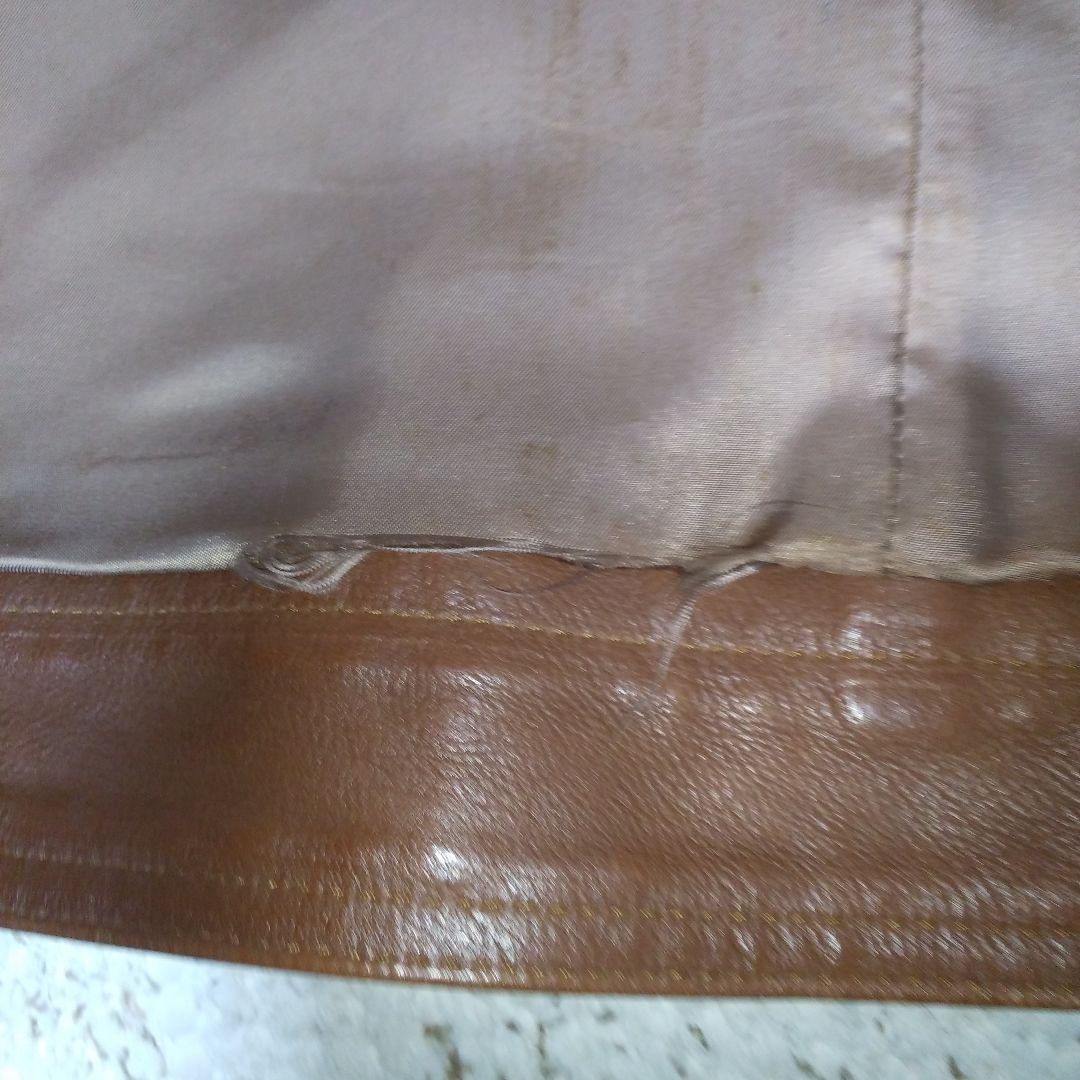 ★本日限定お値引き★COACH ブラウン シングルライダースジャケット