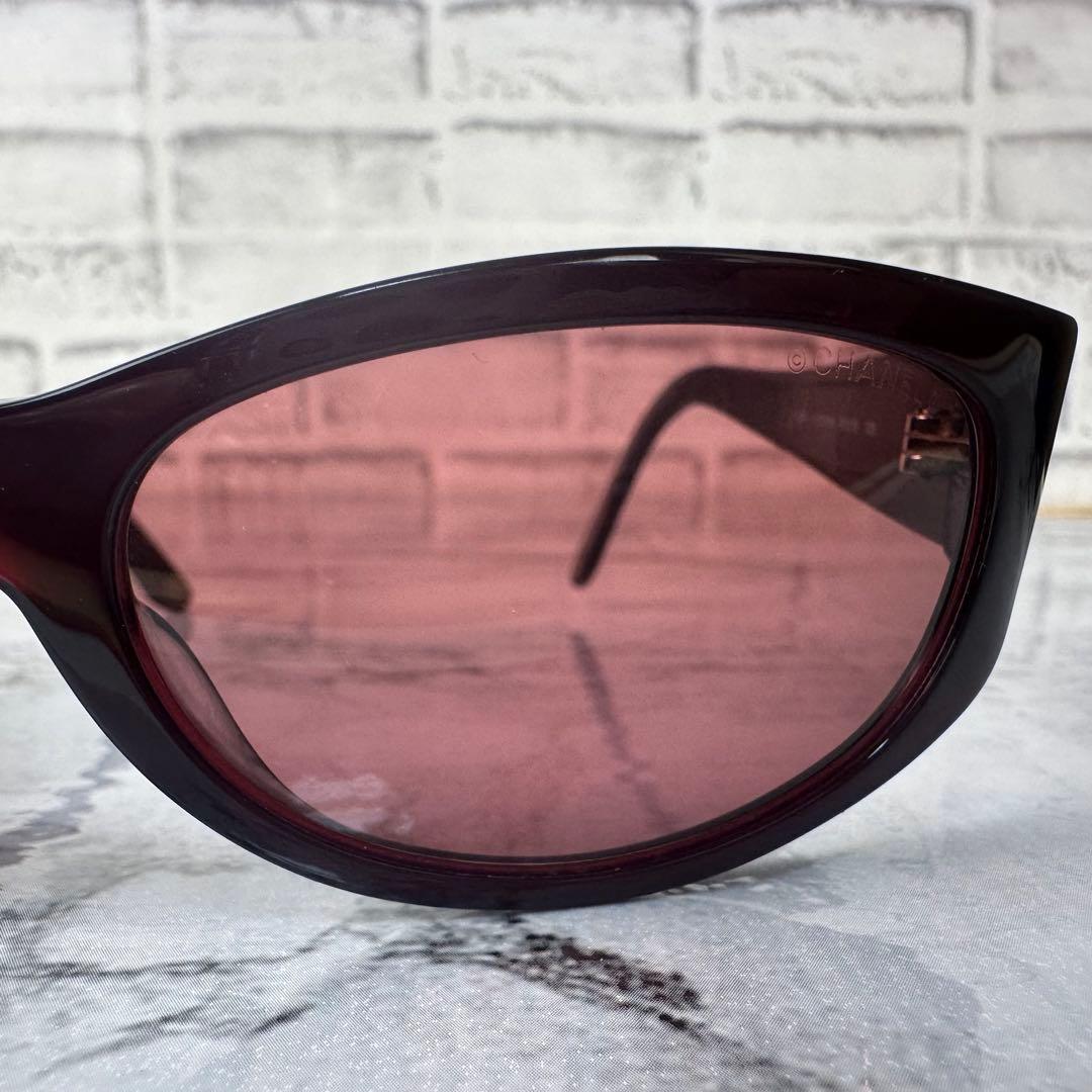 美品✨CHANEL シャネル 最高級サングラス サイドロゴ CC ココマーク刻印
