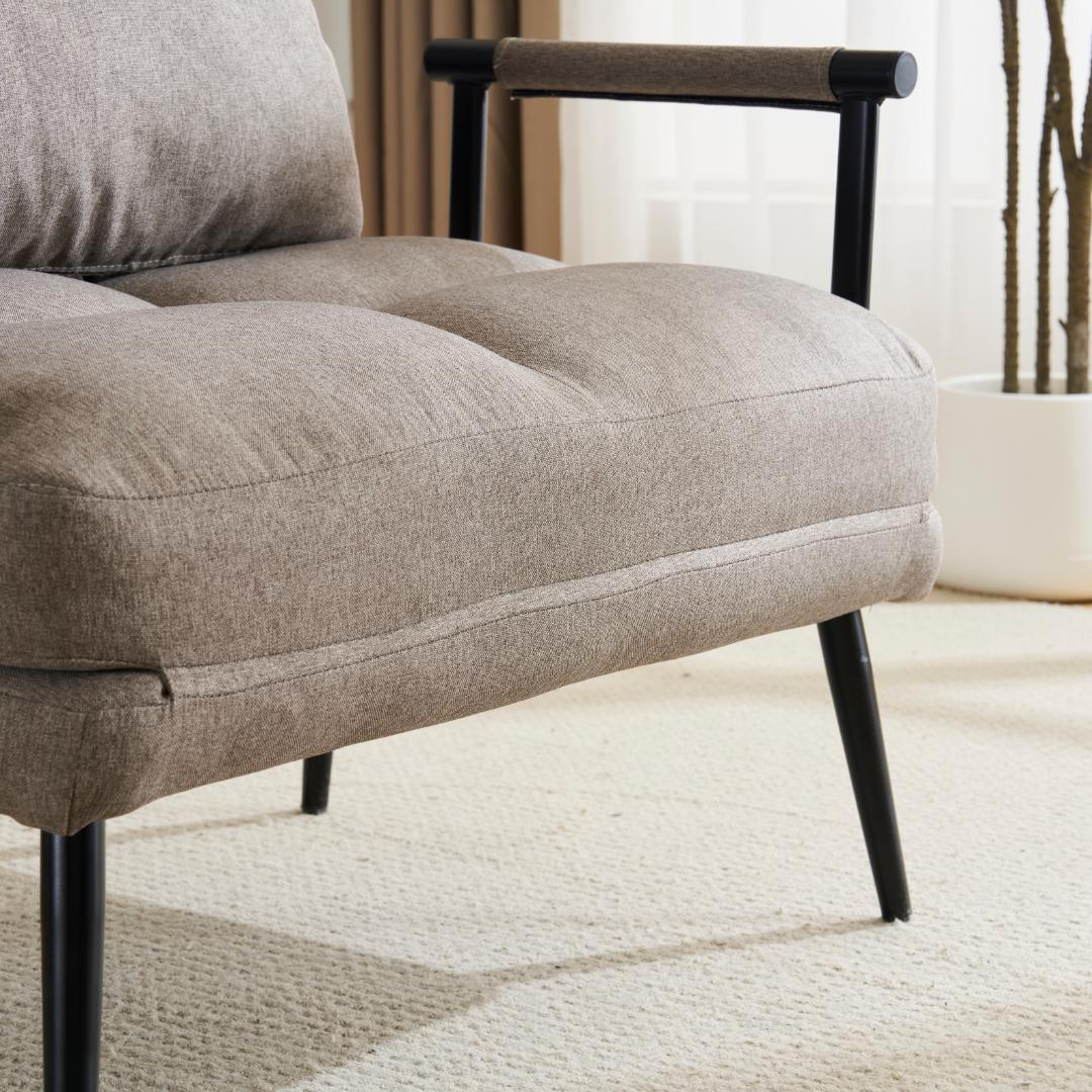 ソファベッド折りたたみ3WAYファブリックウチソファー け カウチリクライニング