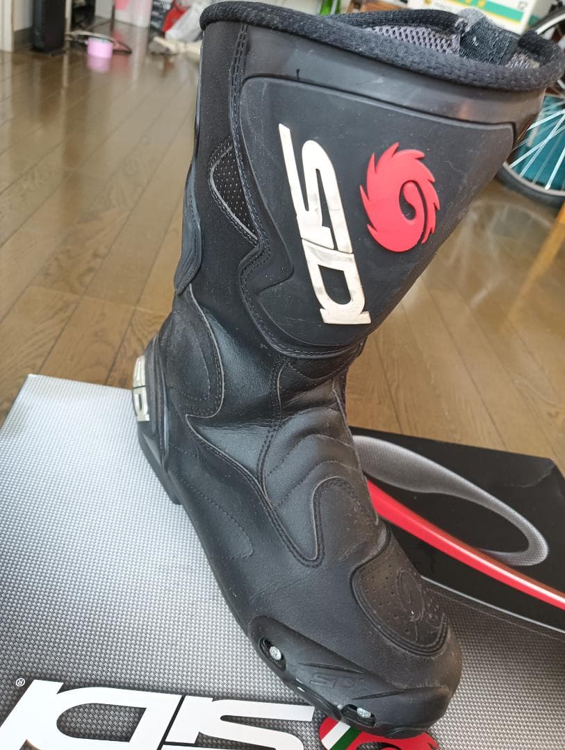 SIDI　バイク用　レーシングブーツ　ブラック