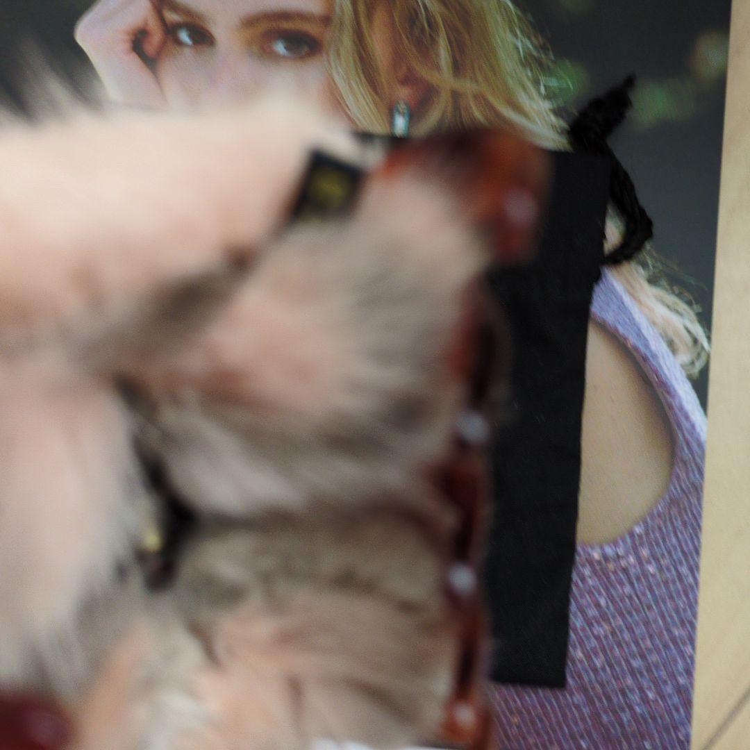 accca ピンク ファー ヘアクリップ