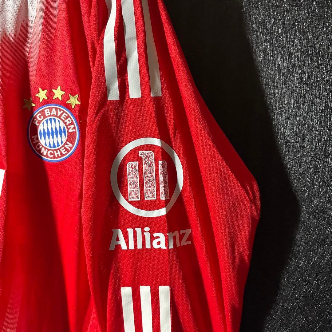 【★バイエルン】 adidas サッカー 新 ホームユニフォーム 長袖 2XL