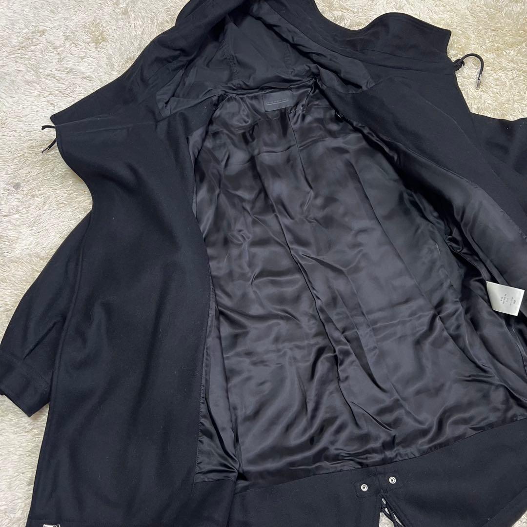 レア　ディーゼルブラックゴールド　変形　コート　ポンチョ　黒　36