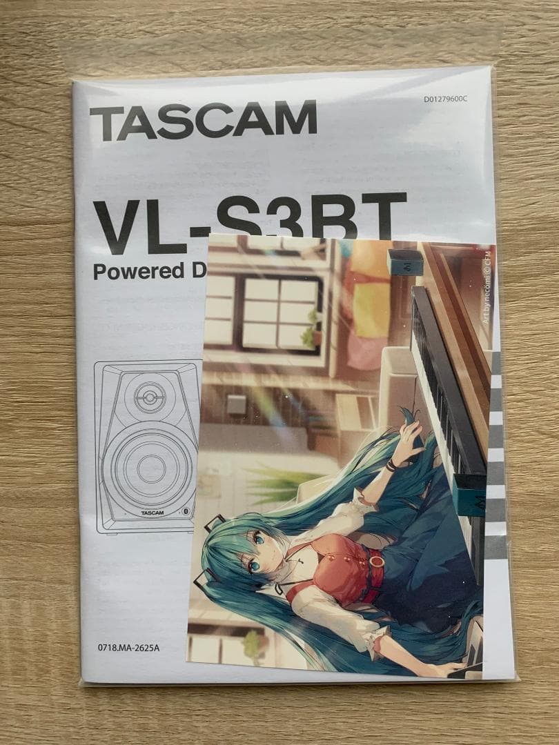 【 たつこ 】TASCAM 初音ミク スピーカー VL-S3BT MIKU