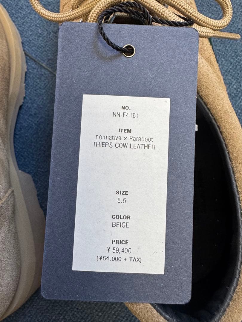 新品未使用　nonnative × Paraboot THIERS UK8.5