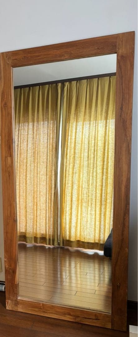 a.depeche アデペシュ　オールドチークミラー　L