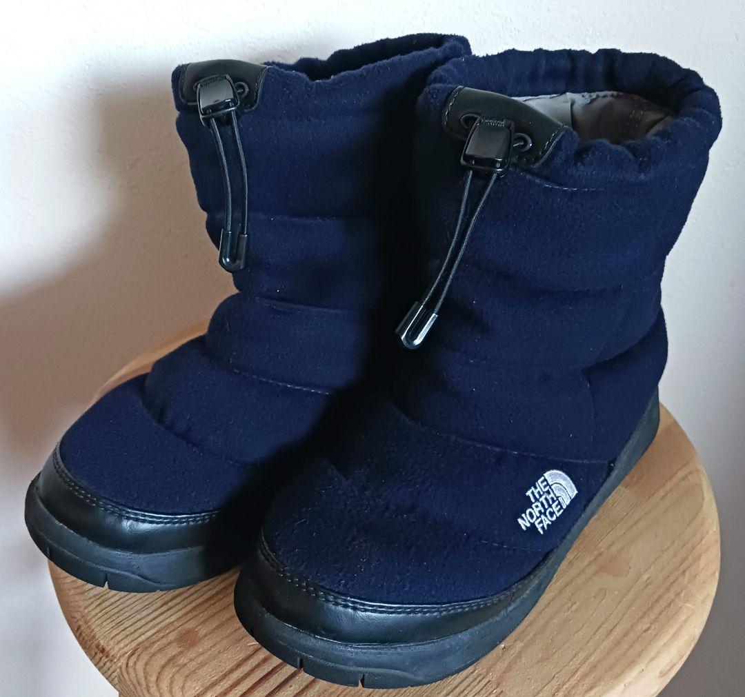 ノースフェイス　美品ヌプシブーツ　ウール　24cm　レディース