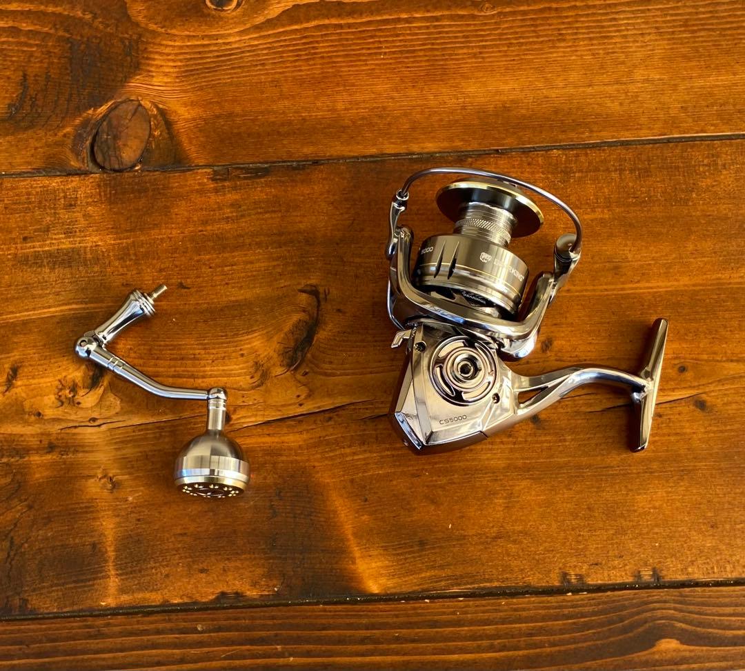 新品　スピニングリール　5000番　ショアジギング　シーバス　ねじ込み式ハンドル