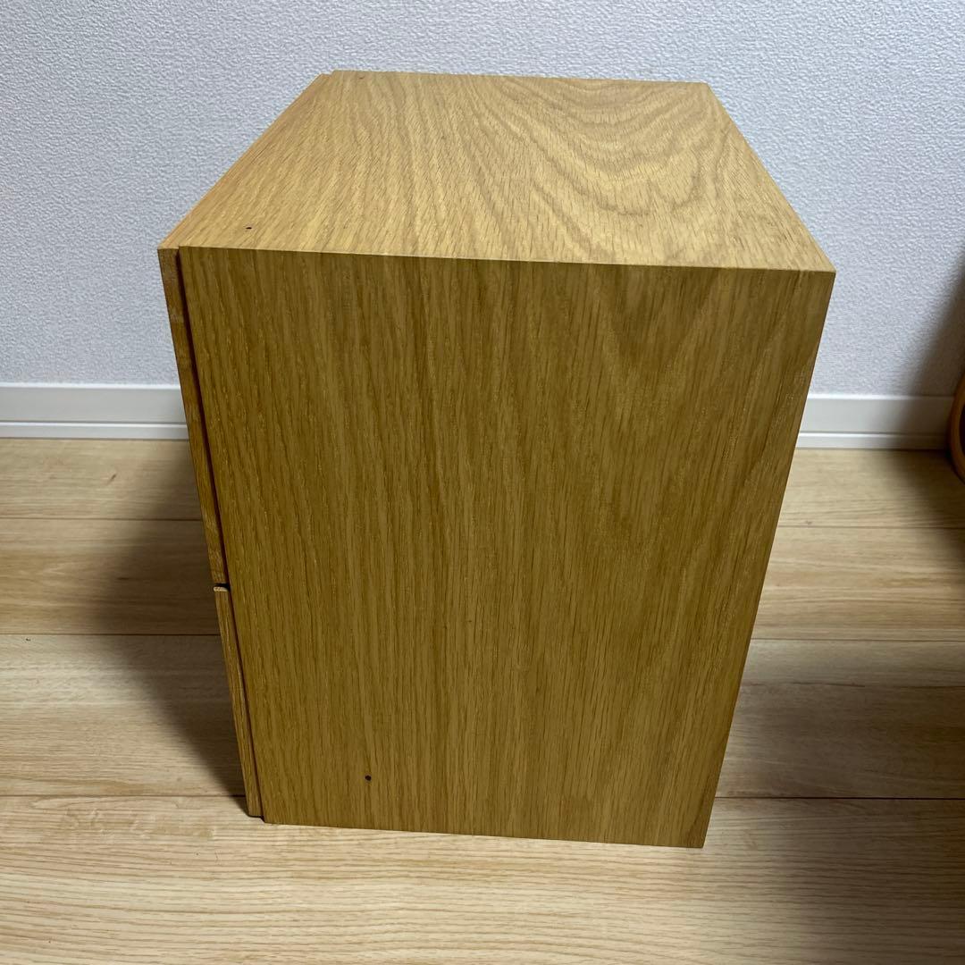 無印良品　スタッキングチェスト　引き出し２段　2個セット