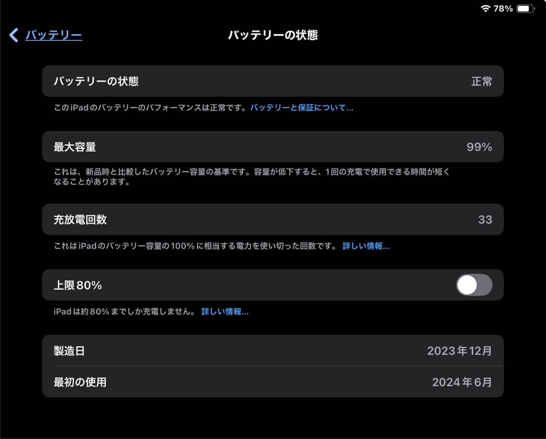 iPad Air m2 128GB スペースグレイ　Wi-Fiモデル