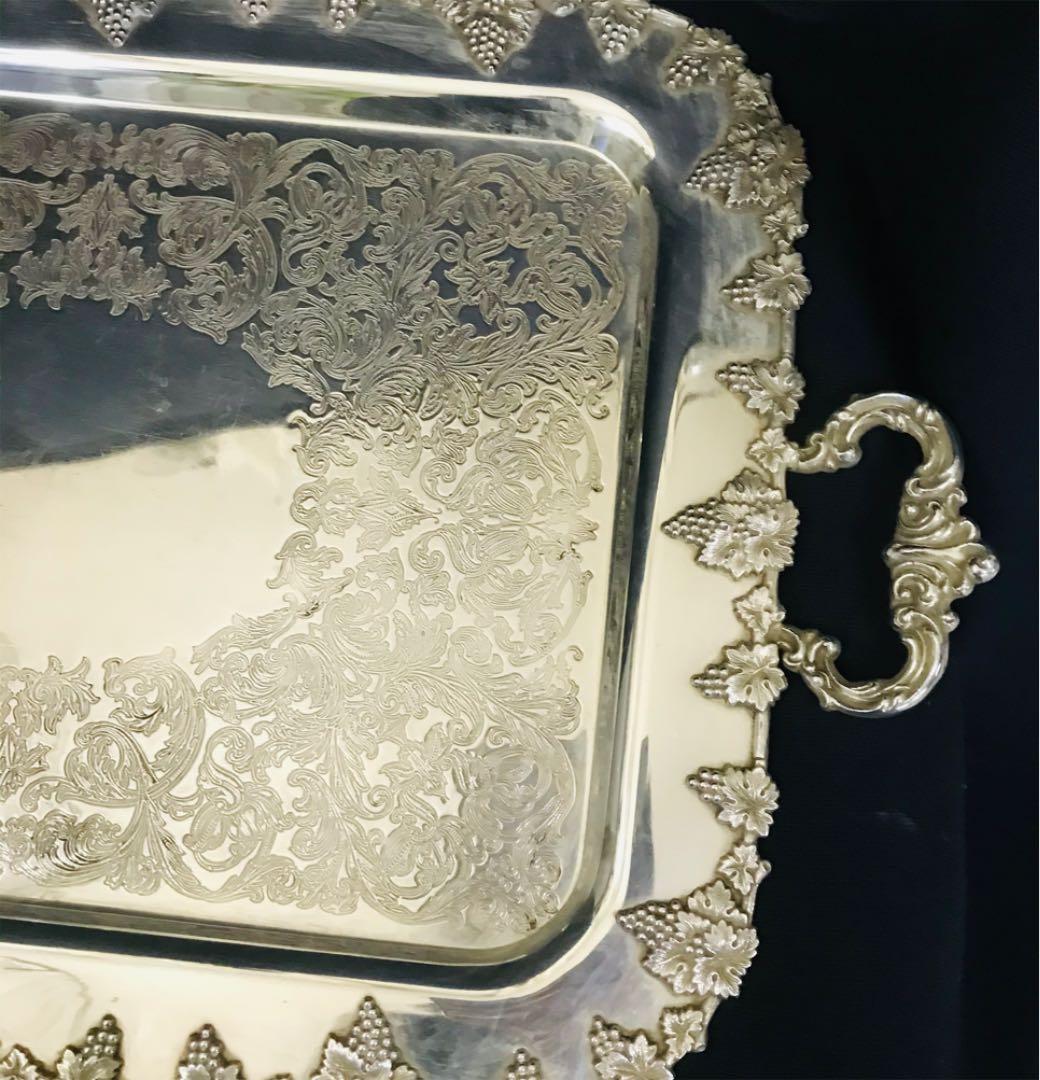 ウィリアムロジャース　純銀P 葡萄柄　ティーセット