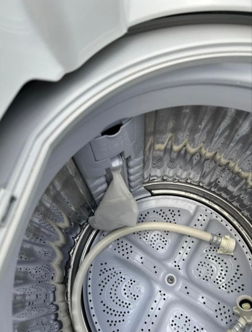 送料無料 シャープ 5.5kg 2022年製 洗濯乾燥機 ES-TX5F 単身