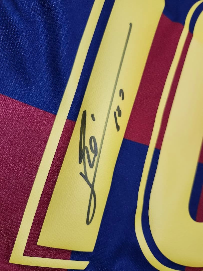 バルセロナ メッシ サイン ユニフォーム ICONS 正規 証明書 NIKE