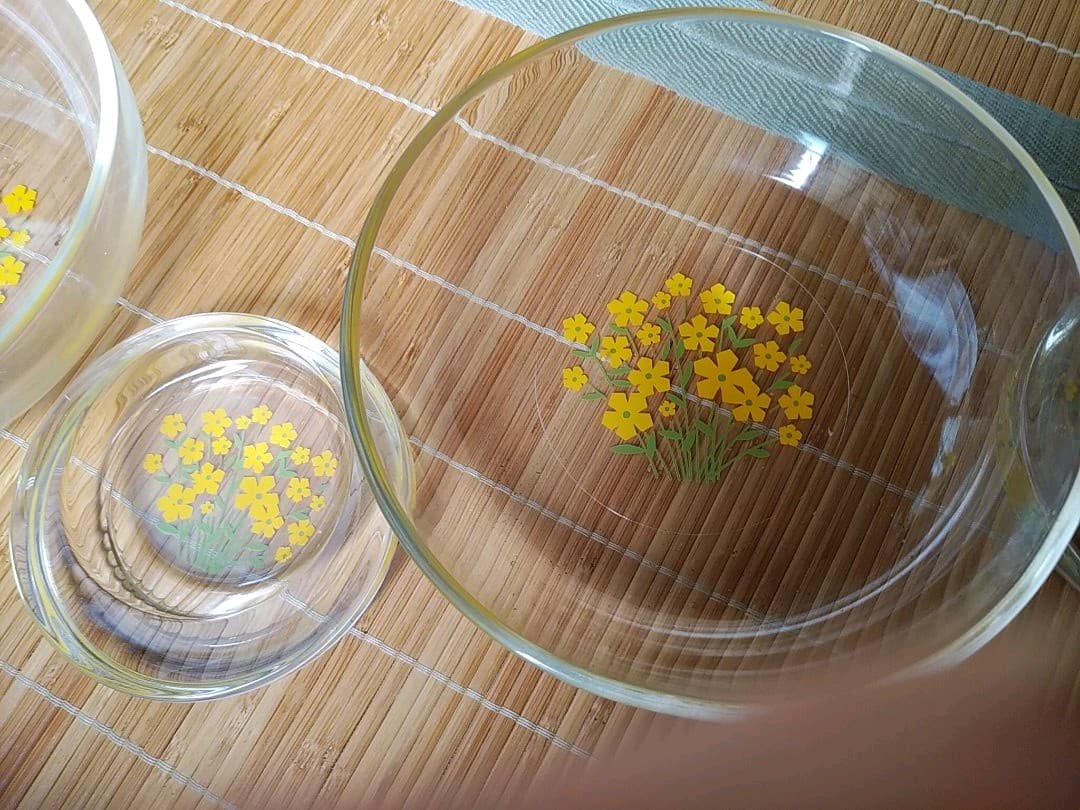 ガラス皿5セット　キッチン　台所用品　お皿　ガラス皿