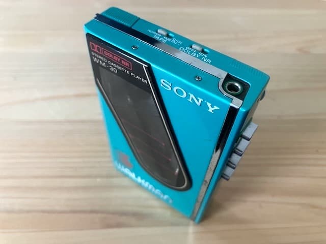 美品 高音質 整備済完全動作品 ソニー WM-30 グリーン 超レアカラー