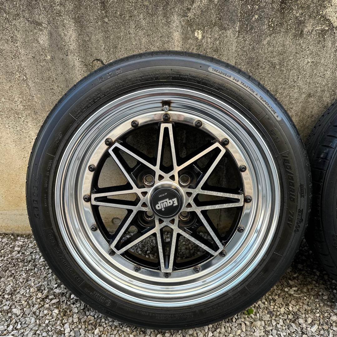 work equip 03 15インチホイールセット　6jプラス32レアサイズ