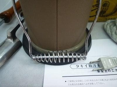 本体美品　タキイ和裁電化鏝　和裁こて　 和裁コテ　タキイ製　鏝２本付