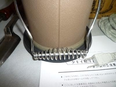 本体美品　タキイ和裁電化鏝　和裁こて　 和裁コテ　タキイ製　鏝２本付