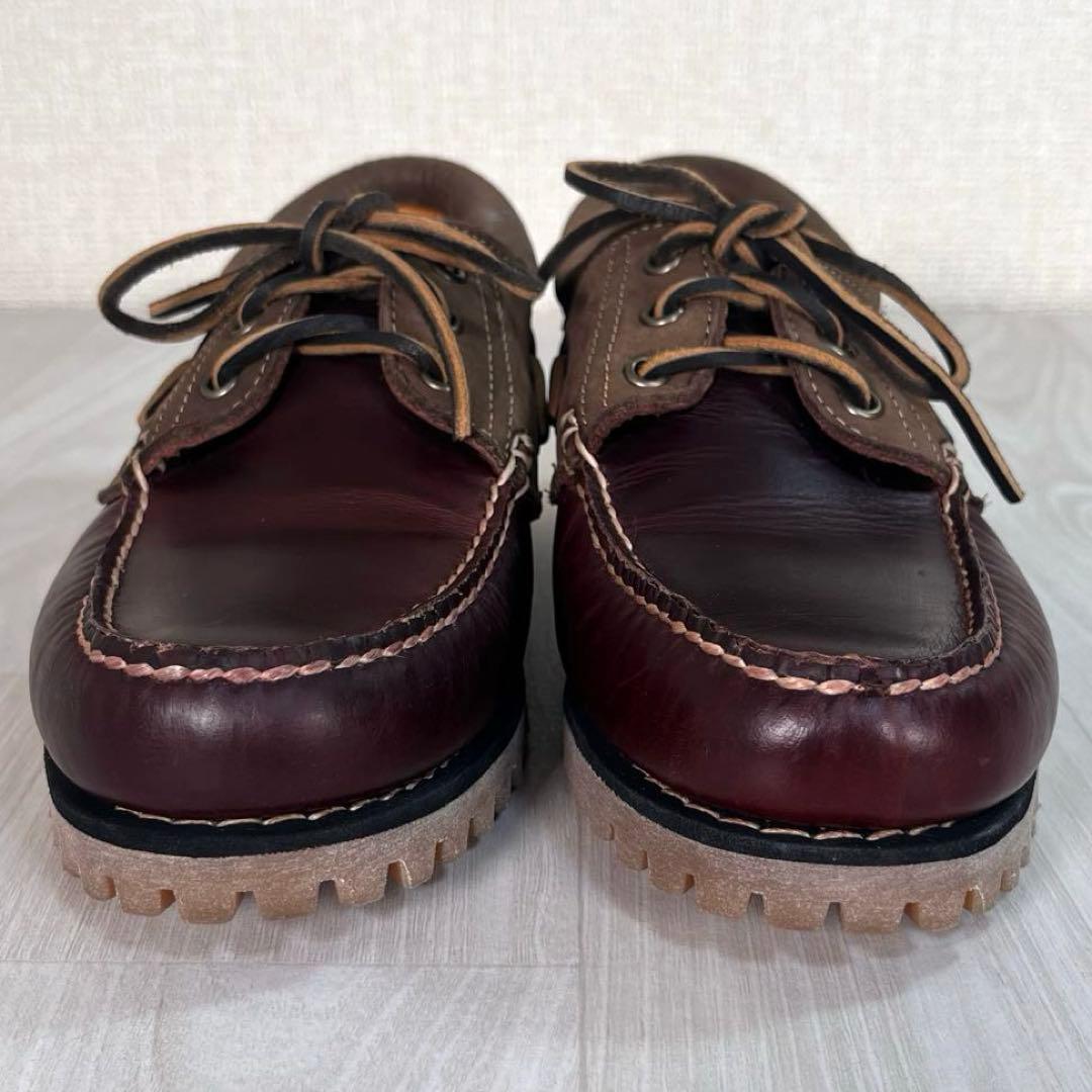 【極美品】TIMBERLAND　3EYE デッキシューズ　革靴　ブーツ　25.5