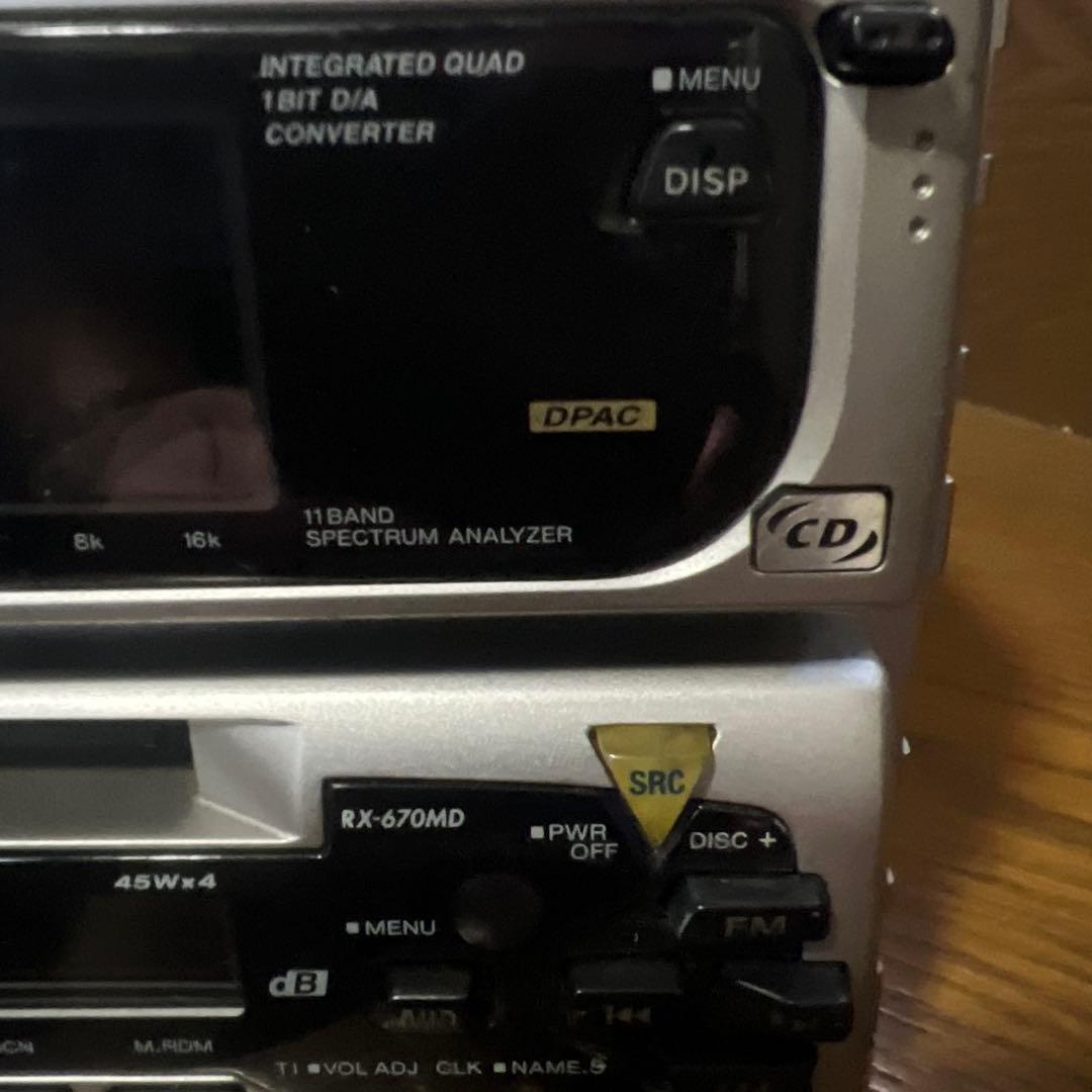 KENWOOD RX-670MD RD-380 中古品セット