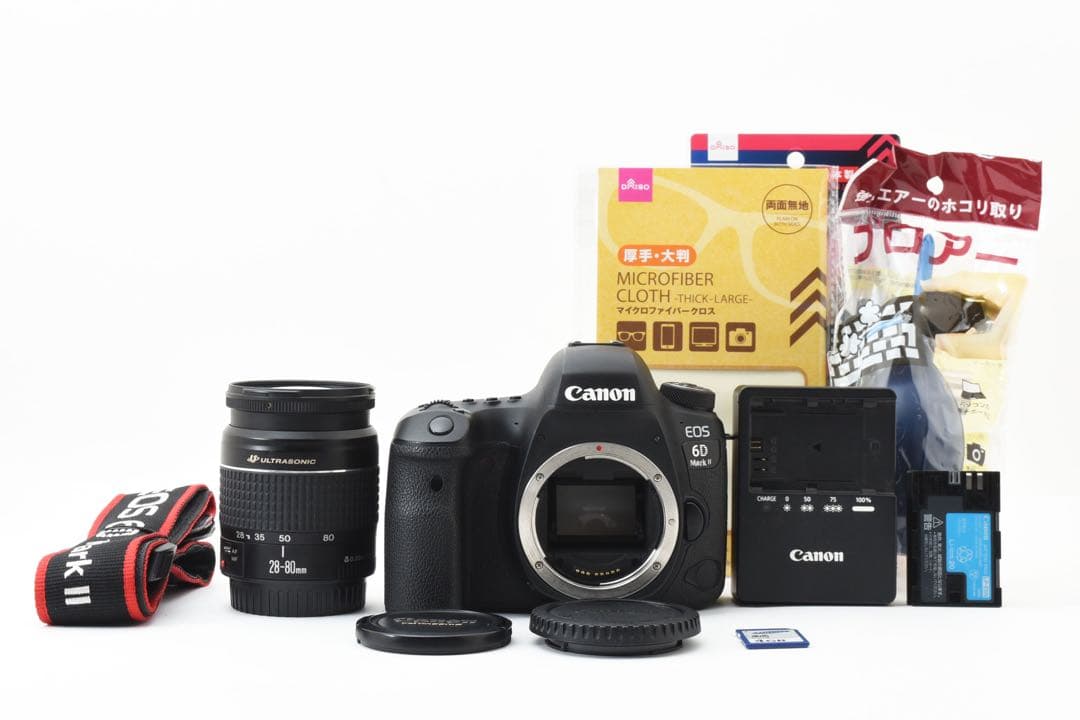 デジタル一眼レフカメラ Canon EOS 6D Mark II標準レンズセット