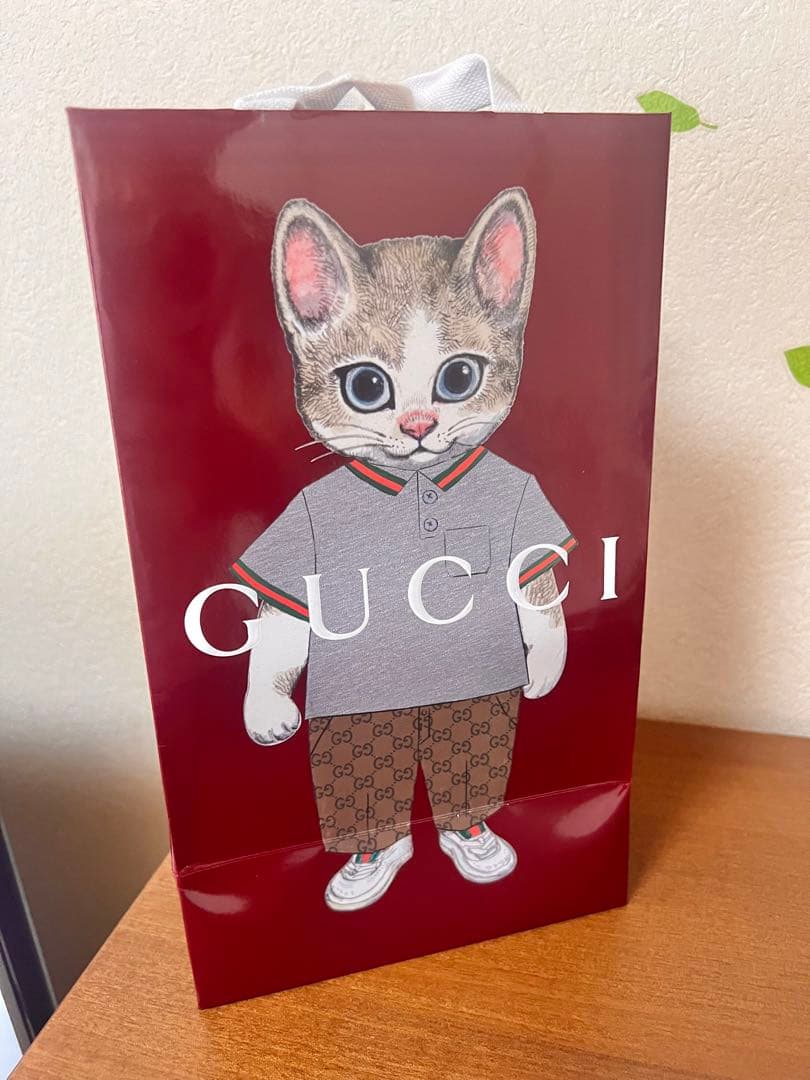 ヒグチユウコ　GUCCI 日本限定❣️ 　ショッパー 2組セット　両面猫あり