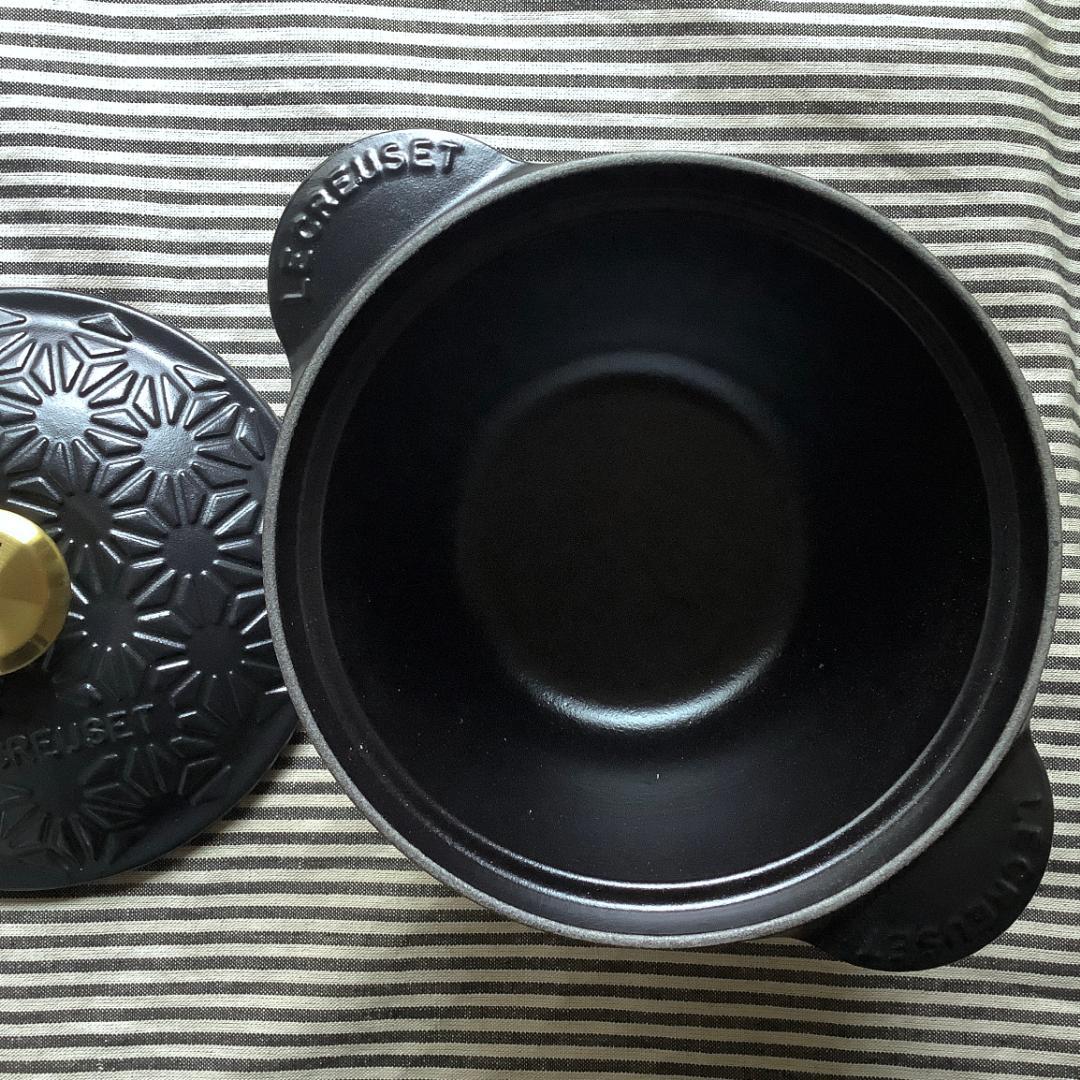 【ルクルーゼジャポン正規品】ワガラ ココットエブリィ 18センチ 艶なしの黒