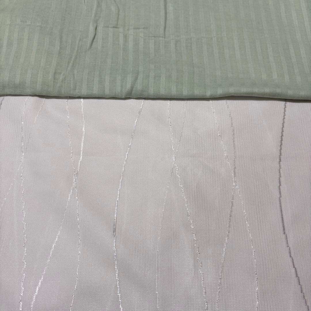 【ayacyura】フリル付ミラーレースカフェカーテン　ご案内用