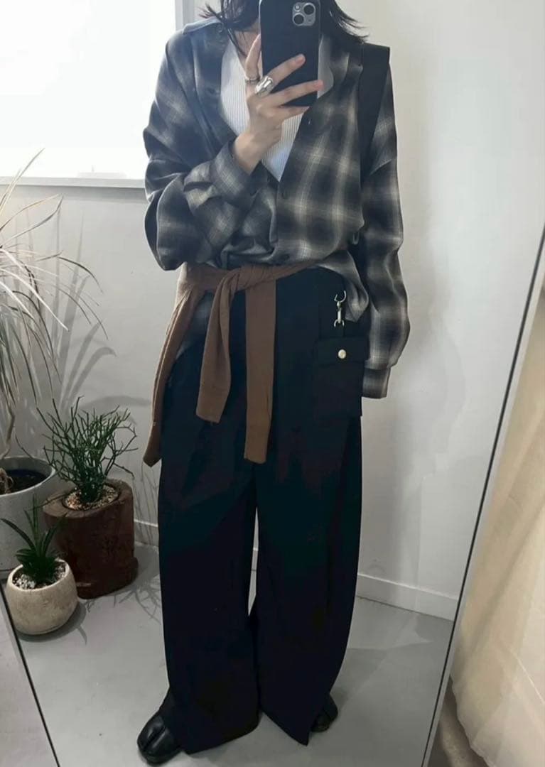 トップス RIM.ARK Check pattern SH