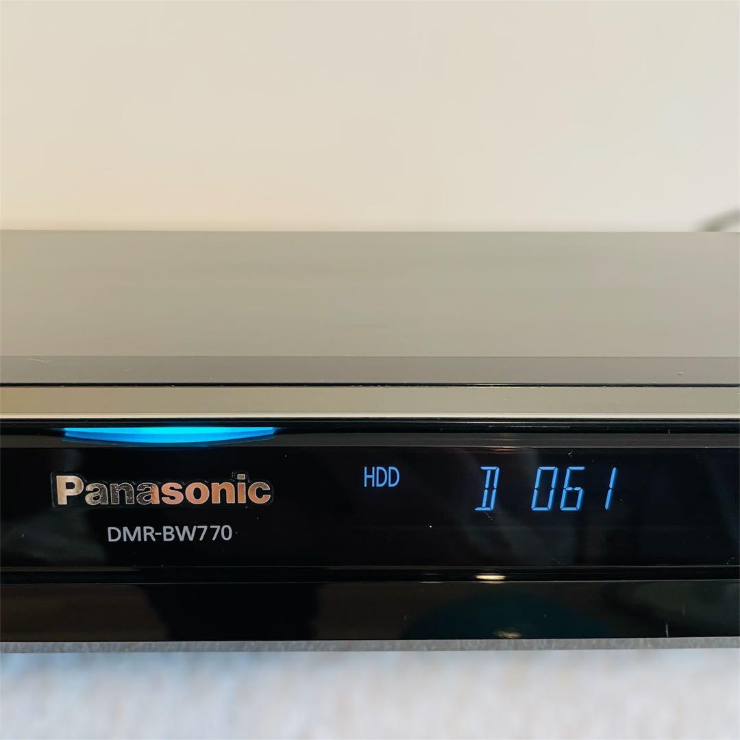 Panasonic DMR-BW770 ブルーレイレコーダー 2番組同時録画可能