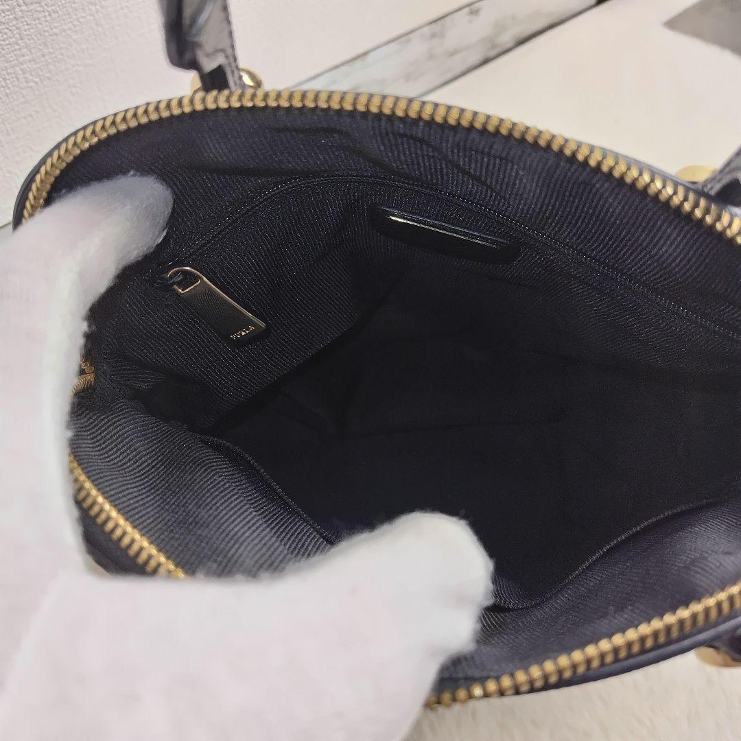 ✨美品✨FURLA　パイパー　ショルダーバッグ　Sサイズ　2way 　ブラック