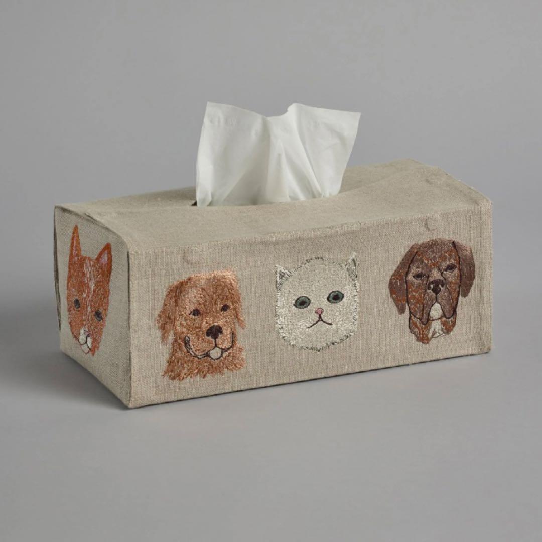 【新品】CORAL & TUSK　ティッシュカバー　Cats and Dogs