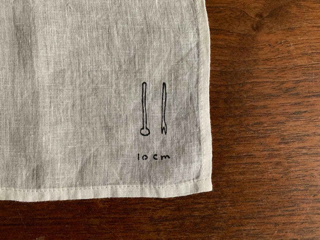 【三谷龍二】　パスタフォーク2本・10cmオリジナルハンカチ