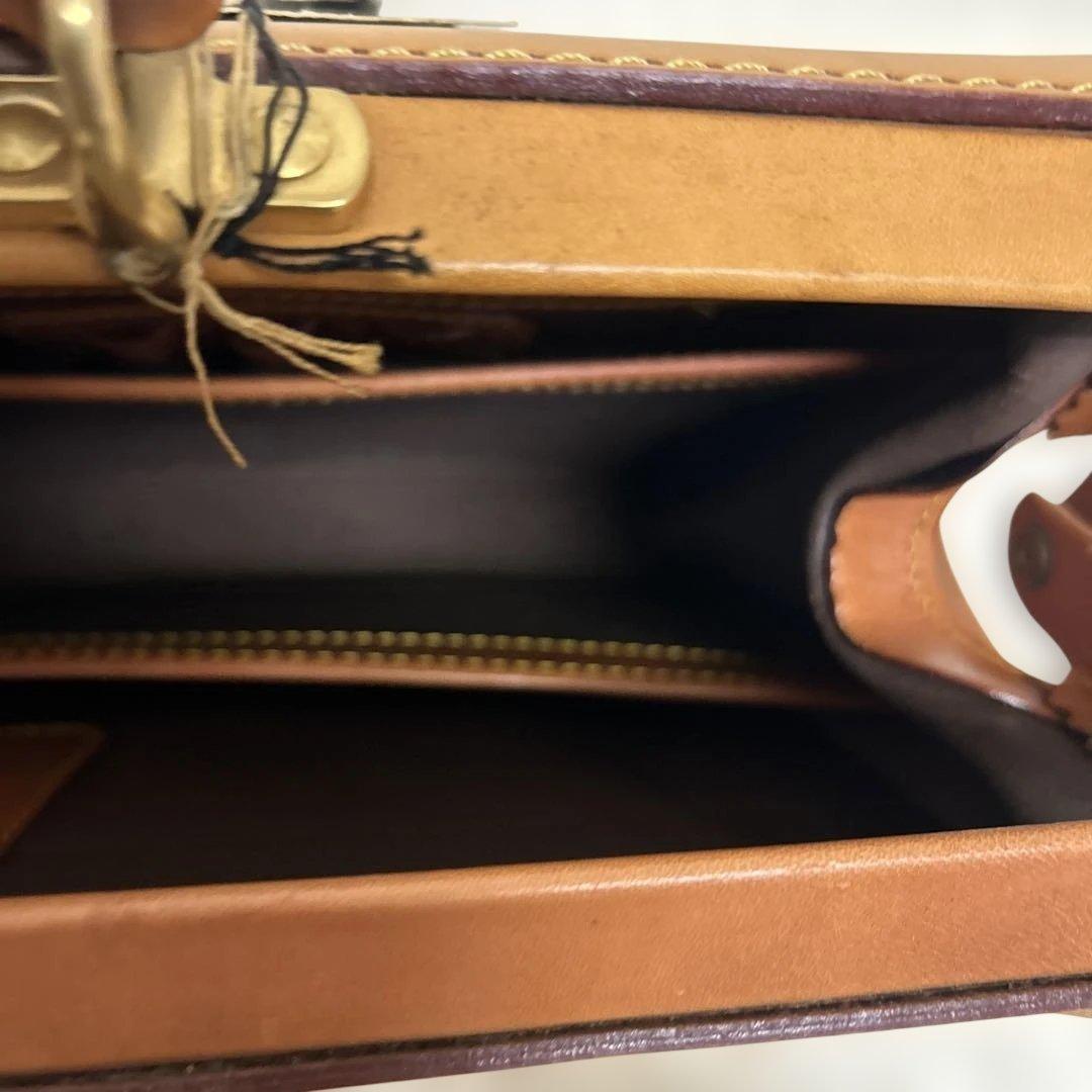 FIVE WOODS 林五　本革　最高級　ダレスバッグ　ビジネスバッグ　キャメル