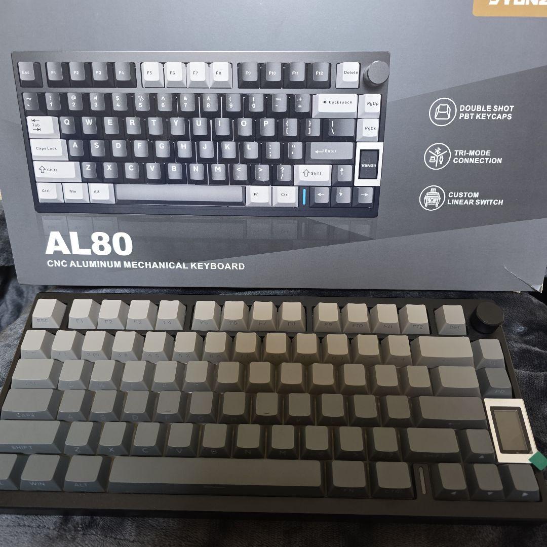 【美品】yunzii al80 メカニカルキーボード