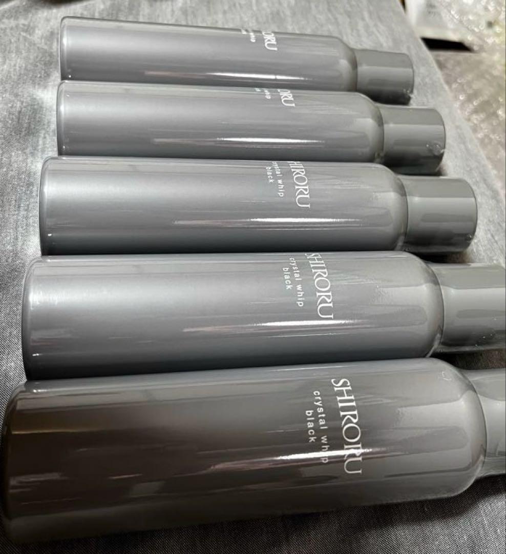 SHIROKU クリスタルホイップブラック120g 5本セット