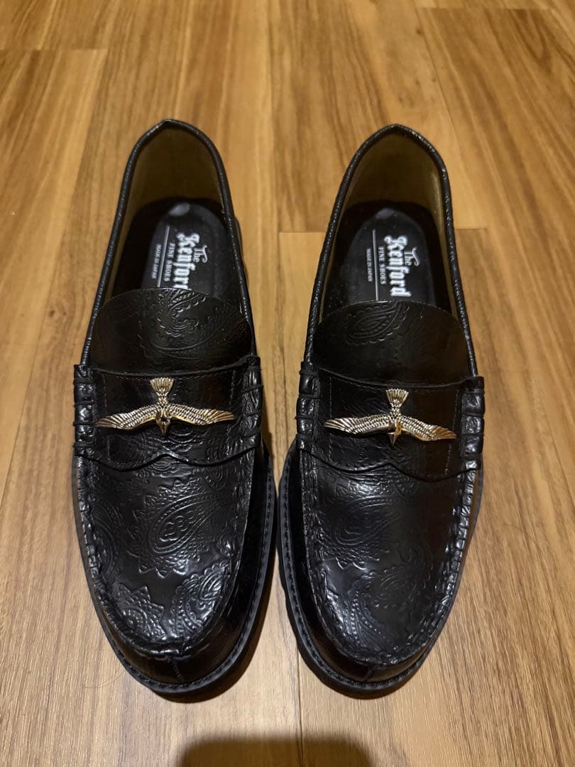 KENFORD PAISLEY TANK SOLE LOAFERS ペイズリー