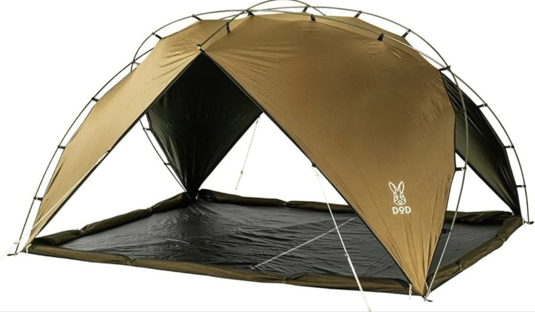 新品‼️DOD✨ノドグロシェード5人用✨UPF50+ フルクローズ フルメッシュ