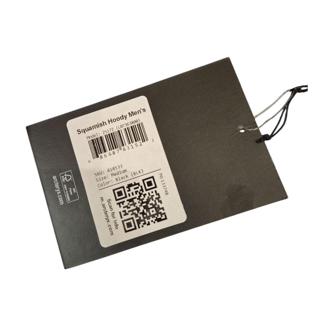 Arc'teryx Squamish Hoody Men's ブラック新品