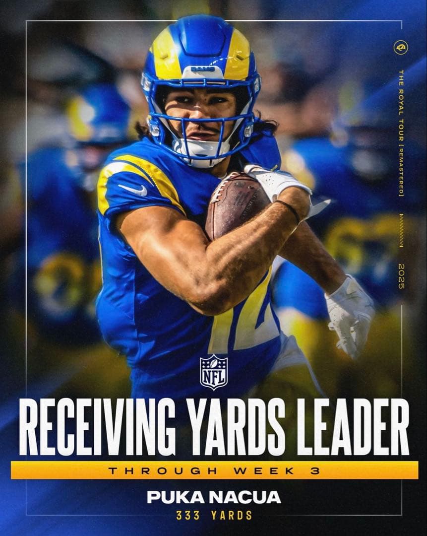 セントルイス・ラムズ　プカ•ナクーア　ユニフォーム　Mサイズ　新品未使用タグ付き