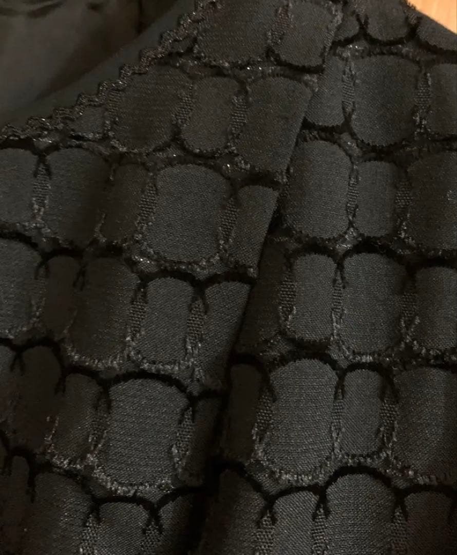 レリアン　ホワイトレーベル　ドットフロッキー　ブラウス　11号　近年