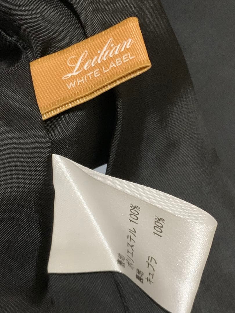 レリアン　ホワイトレーベル　ドットフロッキー　ブラウス　11号　近年