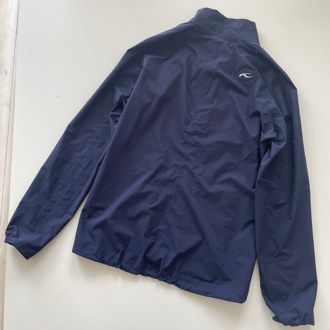 KJUSチュースレディース ゴルフ レインウェア セット　セットアップ　ネイビー