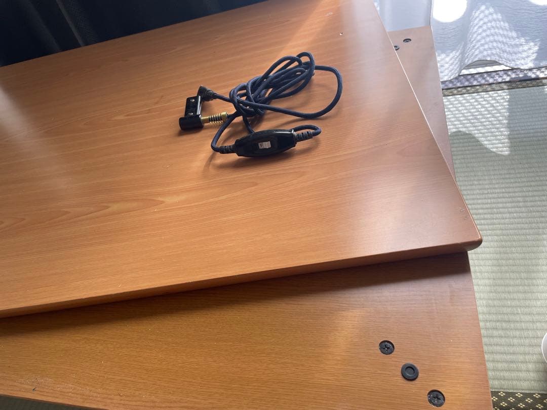 ニトリ　木目調 長方形　こたつ