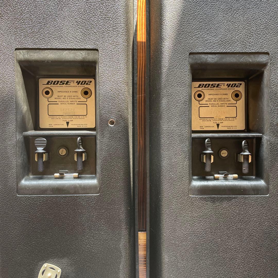 BOSE 402 スピーカー2台（ケースあり）