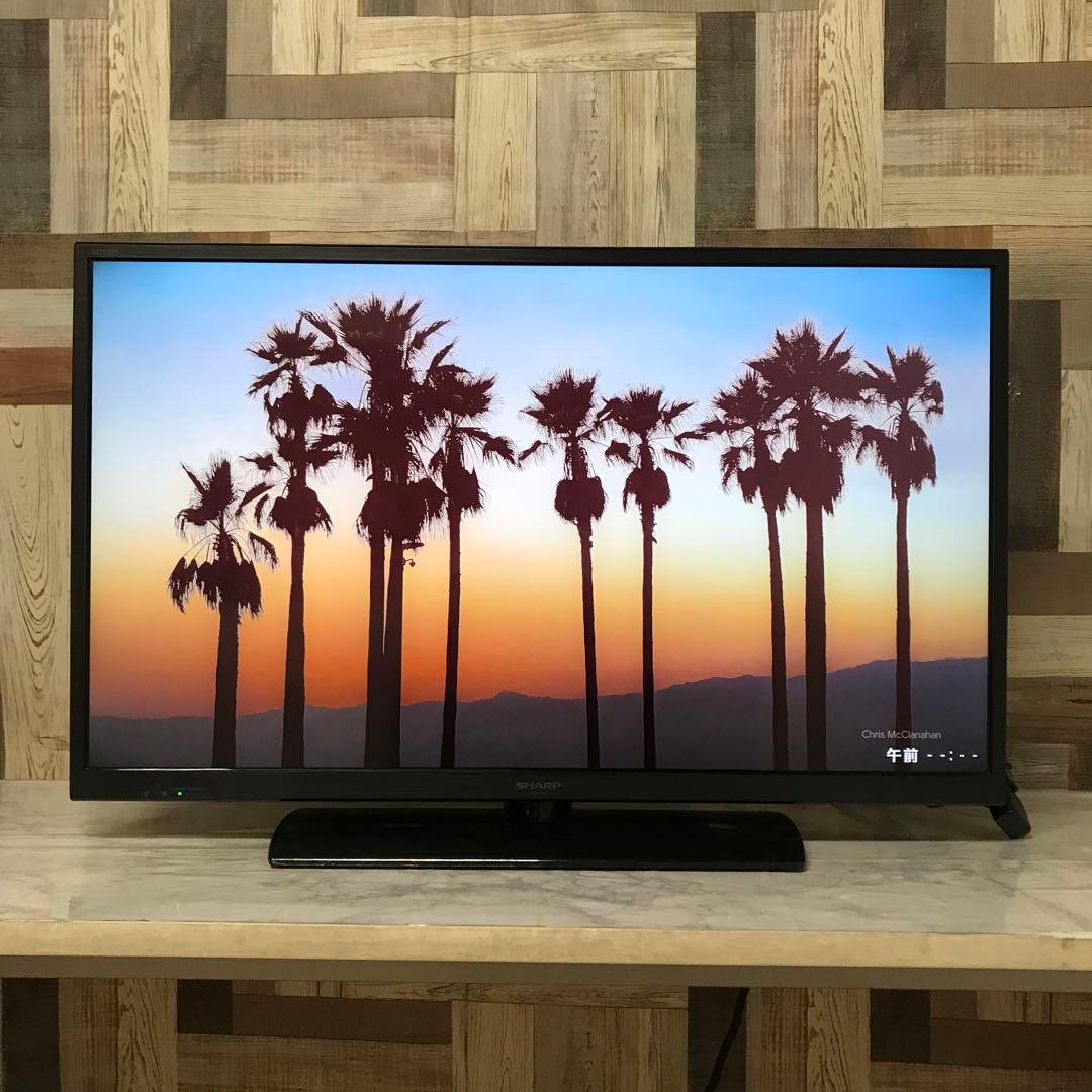 再日受渡❣️全国送料込シャープAQUOS40型液晶テレビ外付けHDD録画対応