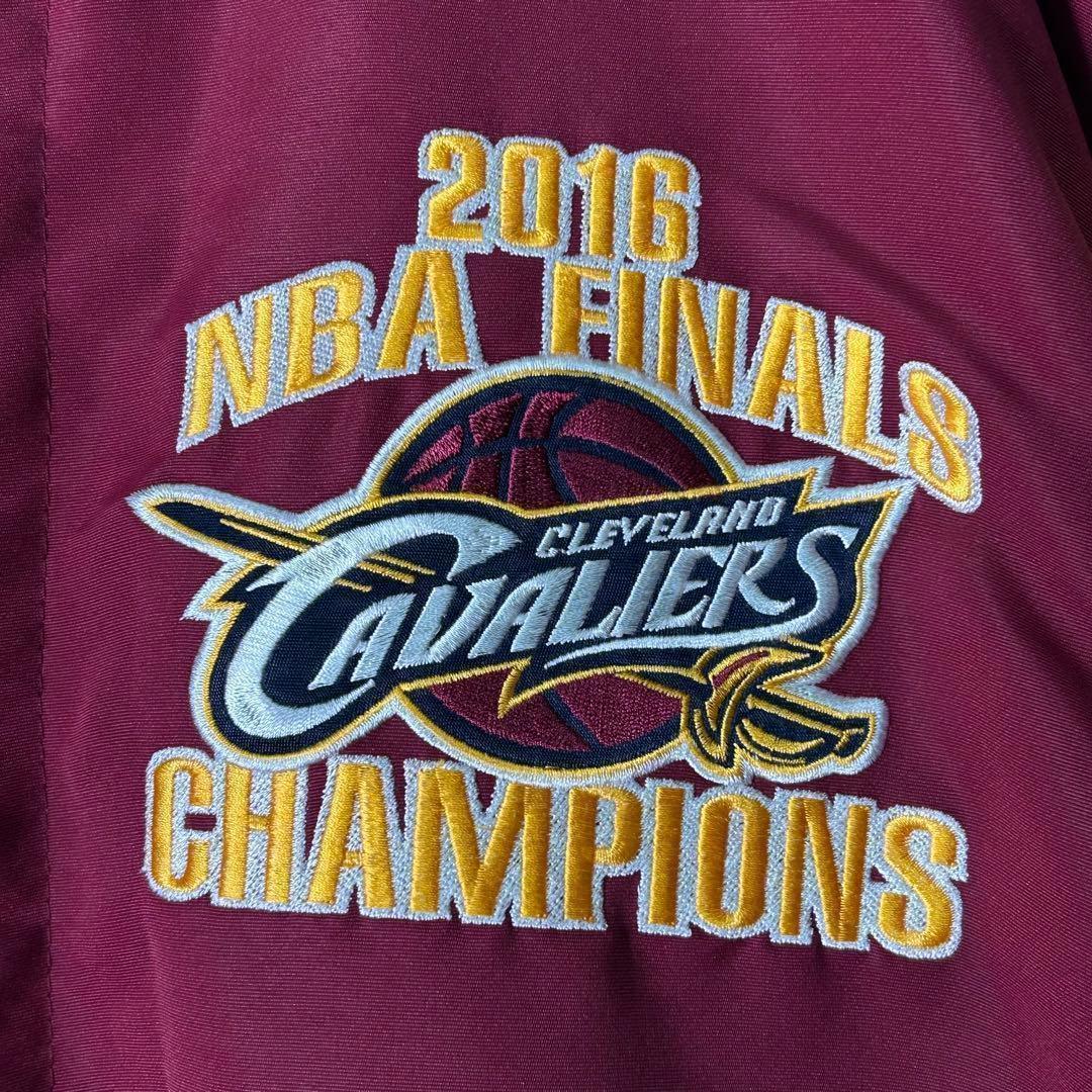 極美品 NBA キャバリアーズ 2016 チャンピオン記念 スタジャン ブルゾン
