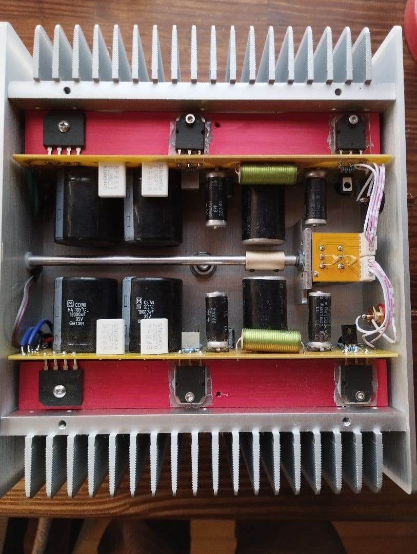 MOS FET 純A級 パワーアンプ （ジャンク扱い）