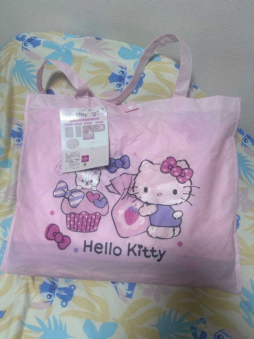 最終値下げ！新品 キティちゃん ブランケット 布団カバー 枕カバー 袋セット