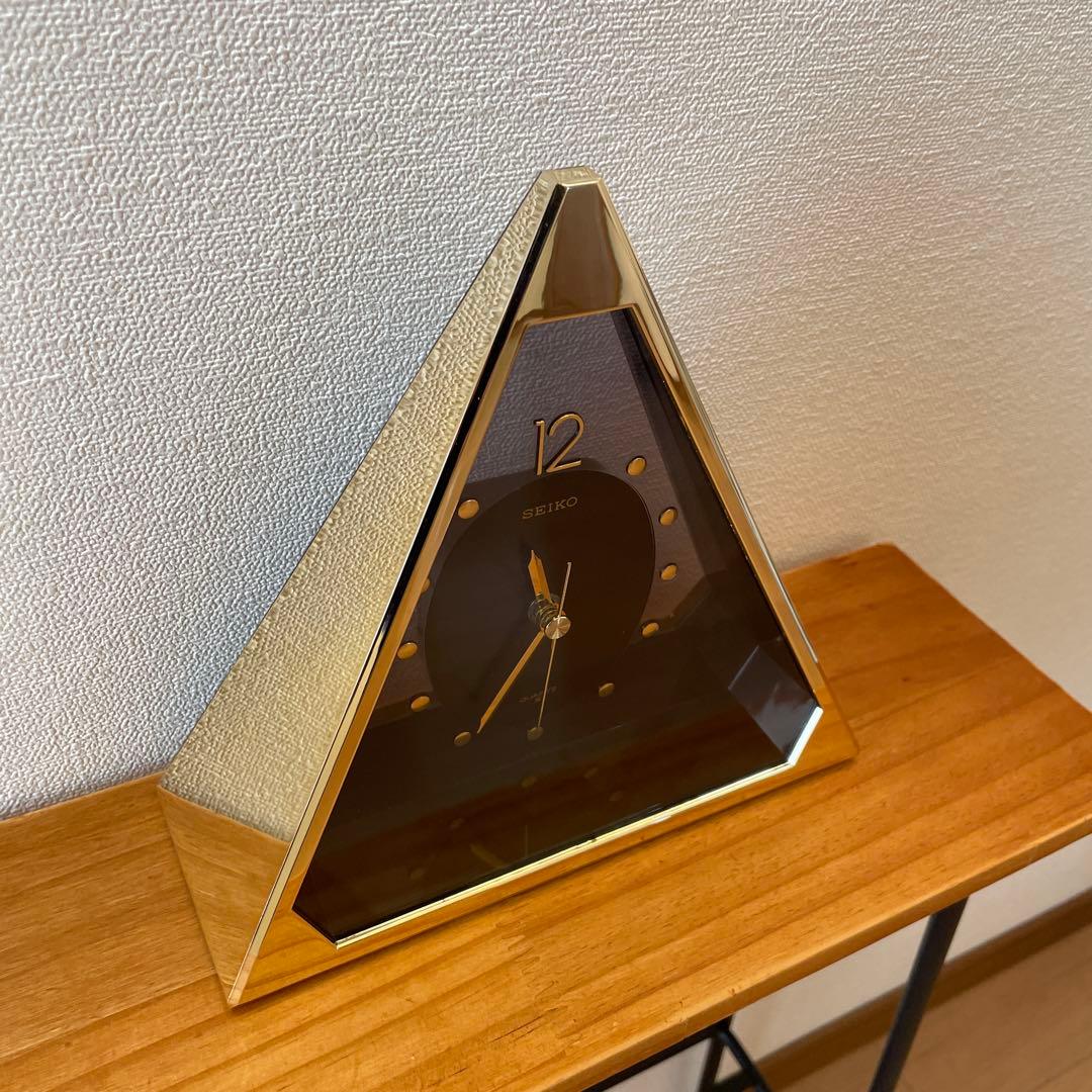 SEIKO 置き時計　ピラミッドクォーツ